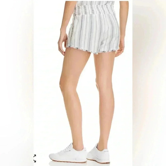 Bella Dahl Frayed-Hem Striped Shorts SMALL - Picture 2 of 5